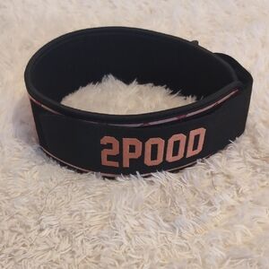 2POOD Black and Pink Weightlifting Belt